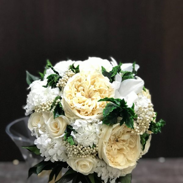 Ramos de novia rosa blanca