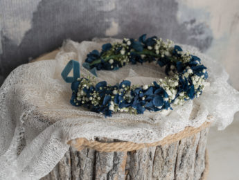 Corona Flor Preservada Pequena